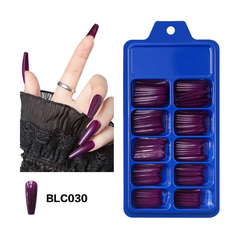 Накладні нігті Bananahall BLC030 Балерина 100 шт. Фіолетовий (A9946) - фото 2 Накладні нігті Bananahall BLC030 Балерина 100 шт. Фіолетовий (A9946) - фото 2