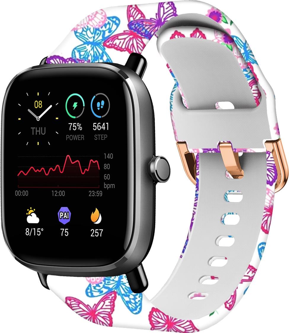 Ремешок Colorful для Amazfit GTS 2 mini Butterfly (28545) Ремешок Colorful для Amazfit GTS 2 mini Butterfly (28545)