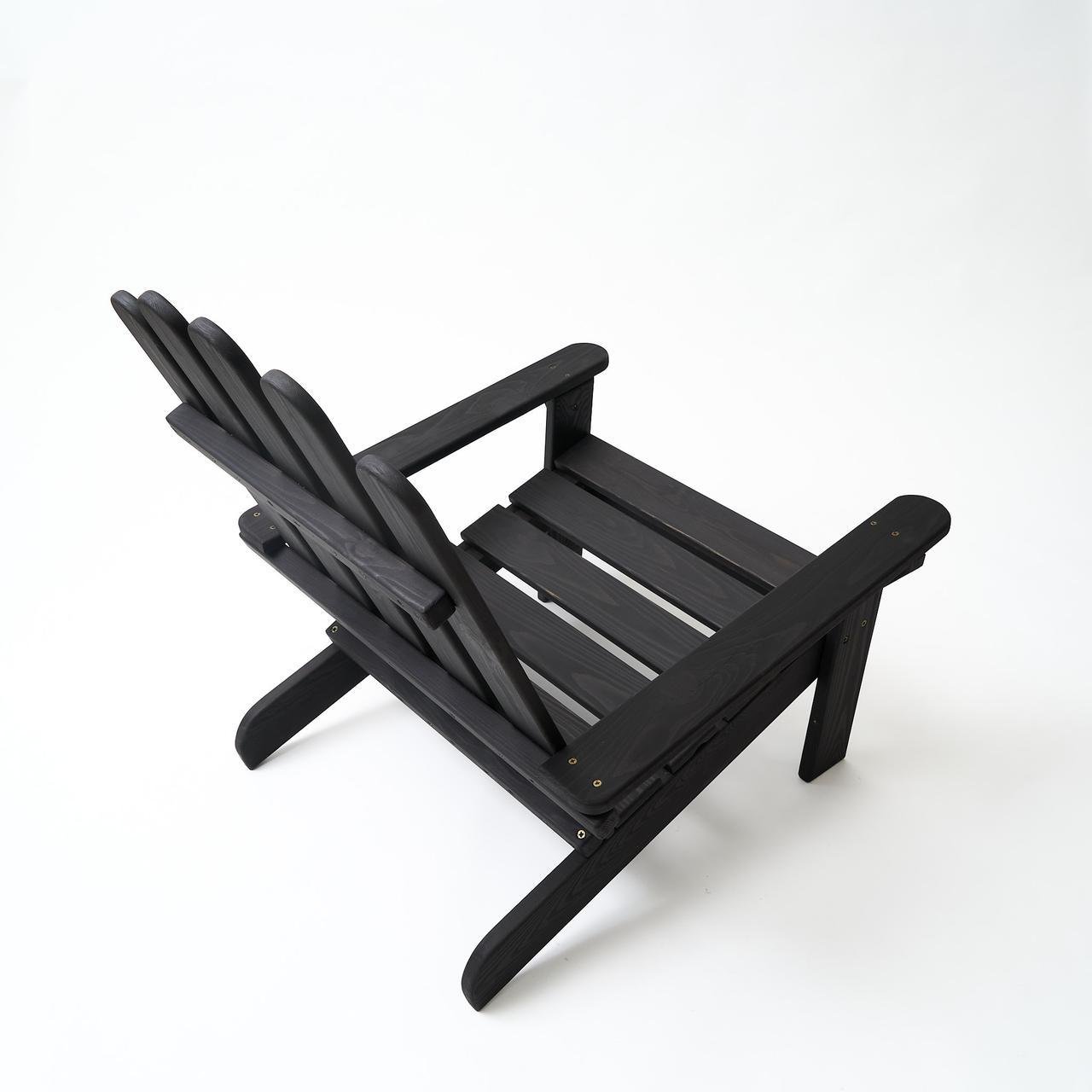 Кресло дачное деревянное из сосны Черный (2553498053) - фото 3 Кресло дачное деревянное из сосны Черный (2553498053) - фото 3