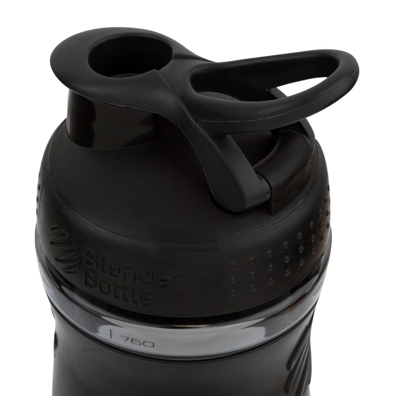 Шейкер спортивный Blender Bottle SportMixer 28 oz 820 мл Black - фото 6