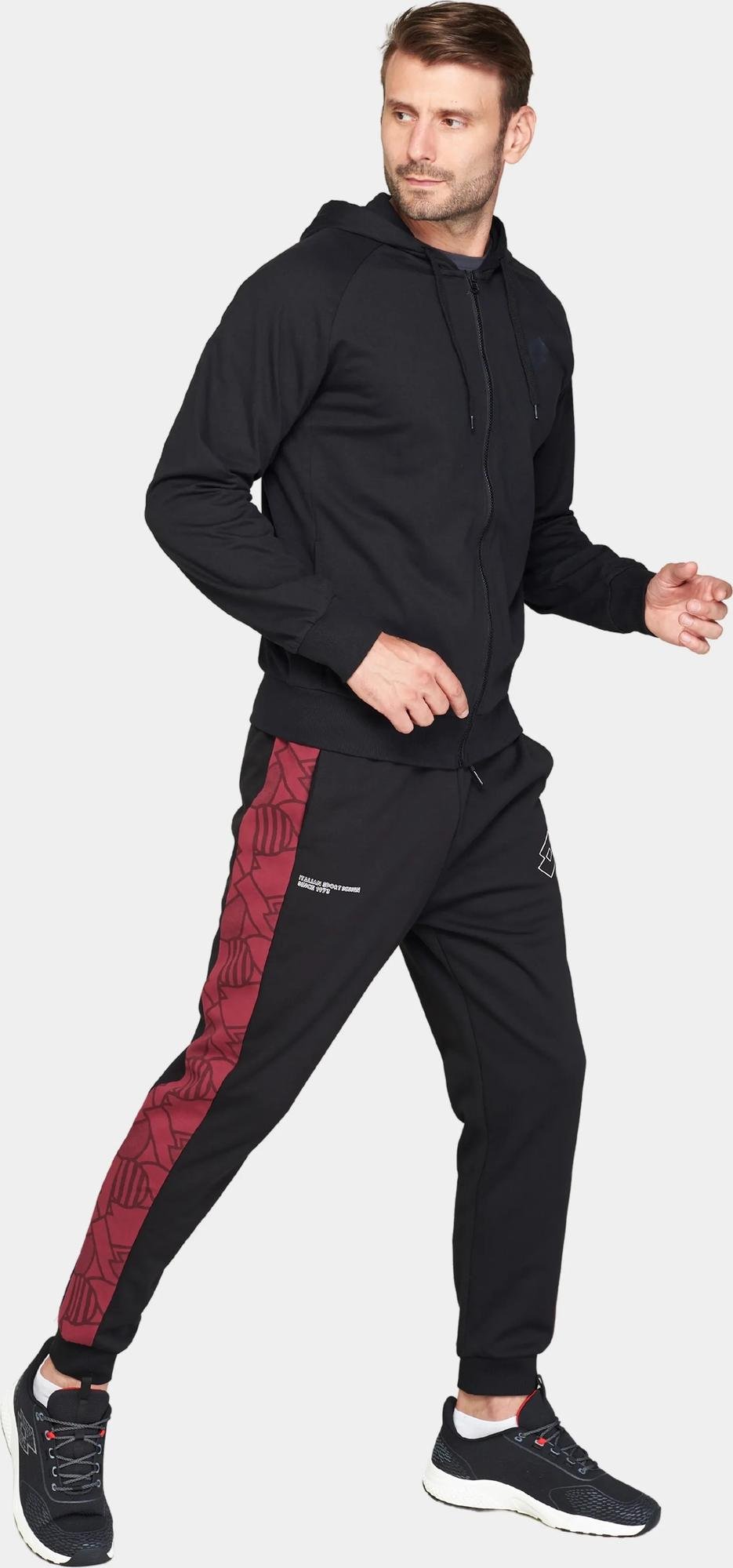 Спортивні штани Lotto ATHLETICA PRIME PANT 217661/1CL L Чорно-червоний - фото 4