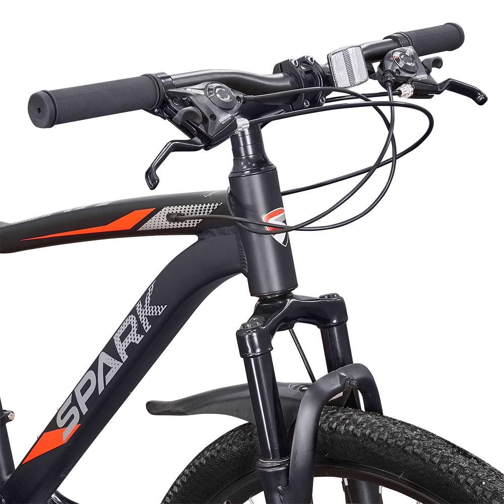 Велосипед Spark Dan 19 гірський вилка з амортизацією колеса 26'' алюмінієва рама 19'' Чорно-помаранчевий(1490615513) - фото 2 Велосипед Spark Dan 19 гірський вилка з амортизацією колеса 26'' алюмінієва рама 19'' Чорно-помаранчевий(1490615513) - фото 2