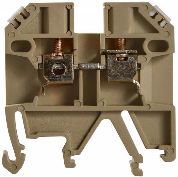 Клемма винтовая наборная АСКО-Укрем JXB2,5/35 25А 2,5 мм2 х 40х6х40 мм Желтый (A0130010011) - фото 3