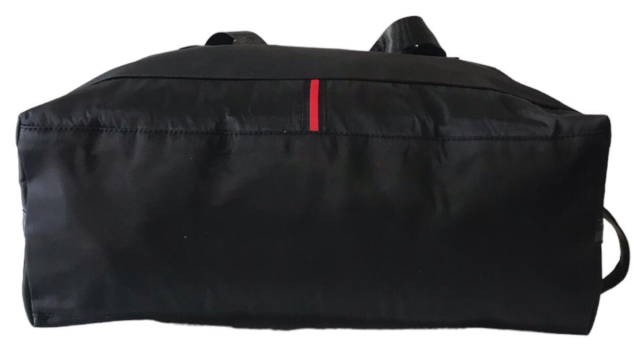 Сумка дорожня середня Phoenix з карманом на блискавці і з знімним ремінем через плече Чорний (6622) - фото 4