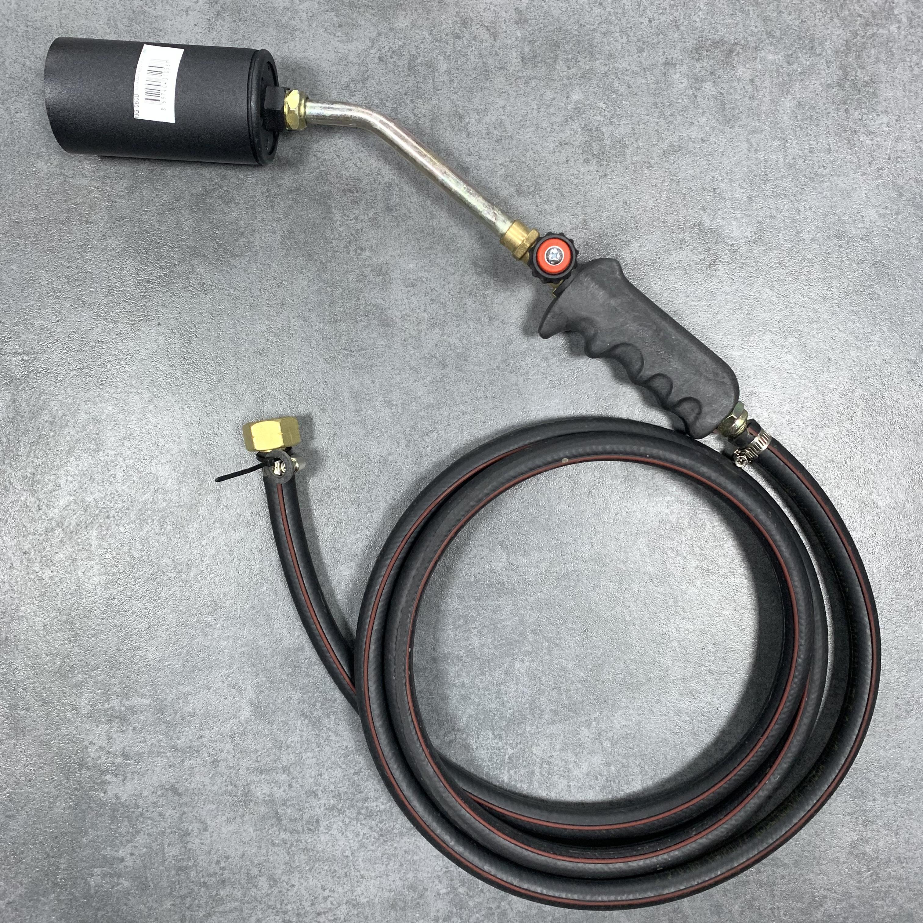 Горелка газовая со шлангом Nurgaz NG 0600 4 м для смоления 420 мм сопло Ø57 мм х 100 мм Горелка газовая со шлангом Nurgaz NG 0600 4 м для смоления 420 мм сопло Ø57 мм х 100 мм