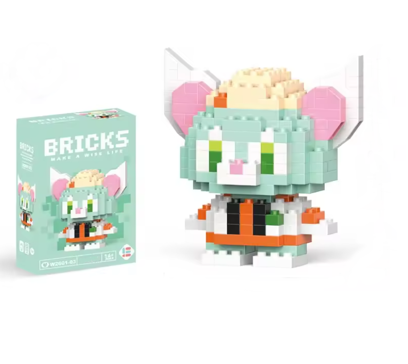 Конструктор фигурка BRICKS пиксели Джелатон 200 деталей (W003)