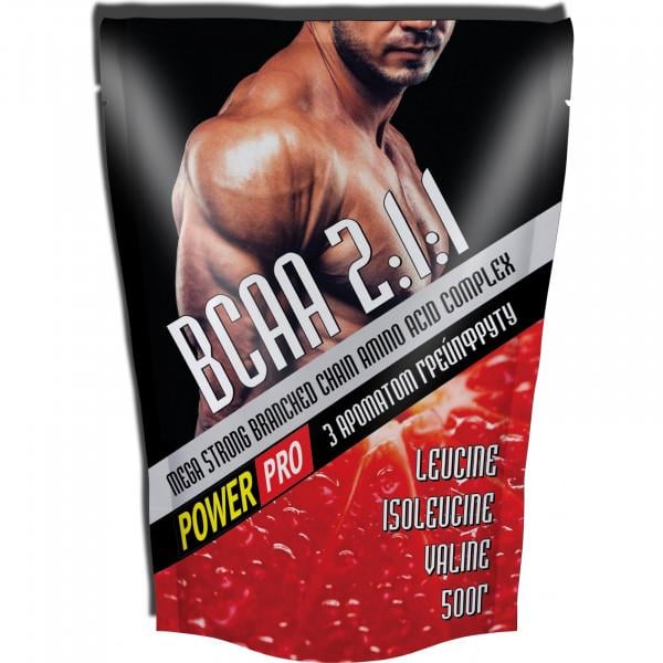 Аминокислота Power Pro BCAA 500 г Грейпфрут