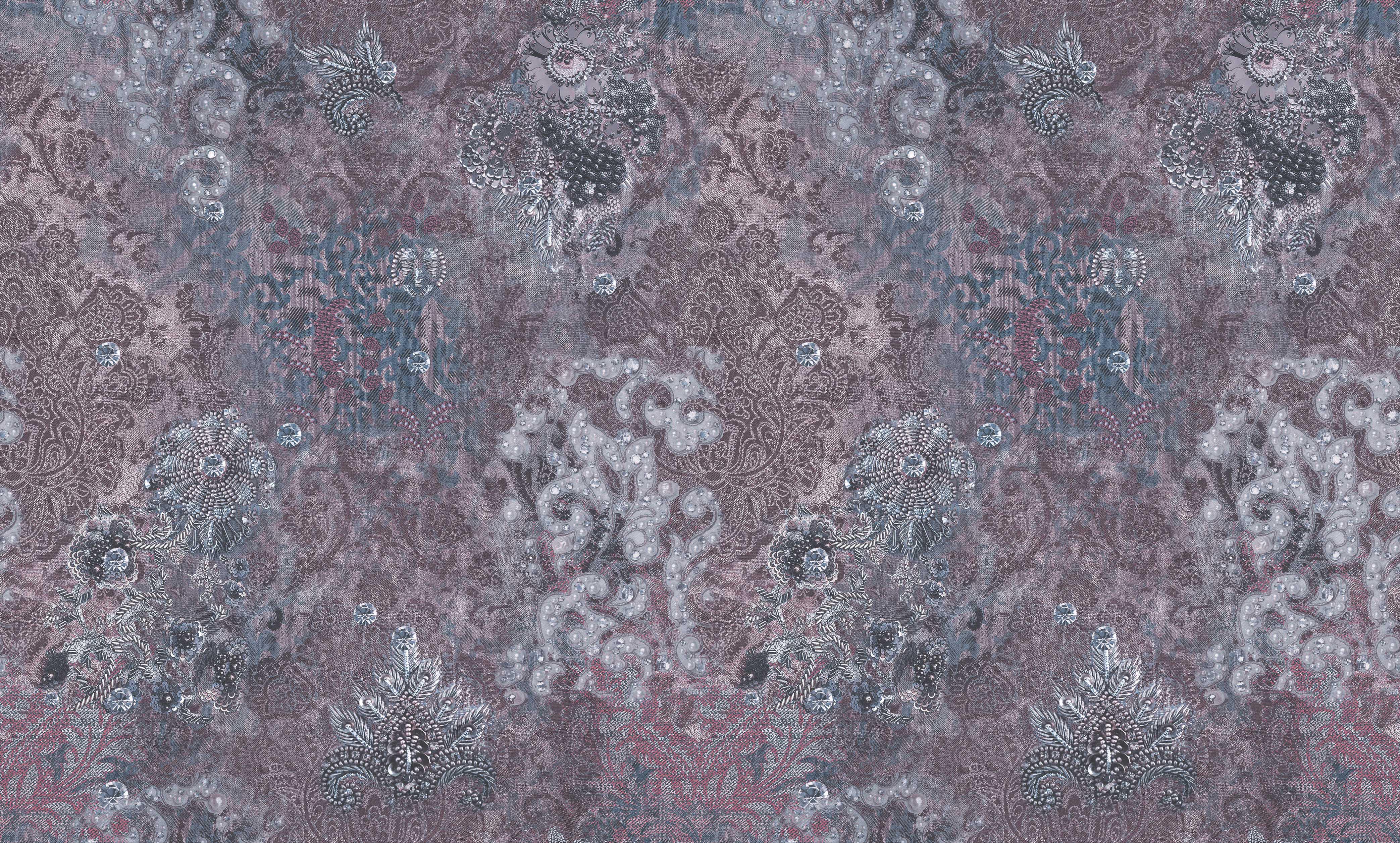 Обои виниловые Yuanlong Graziella на флизелиновой основе 1,06х10,05 м (29023)