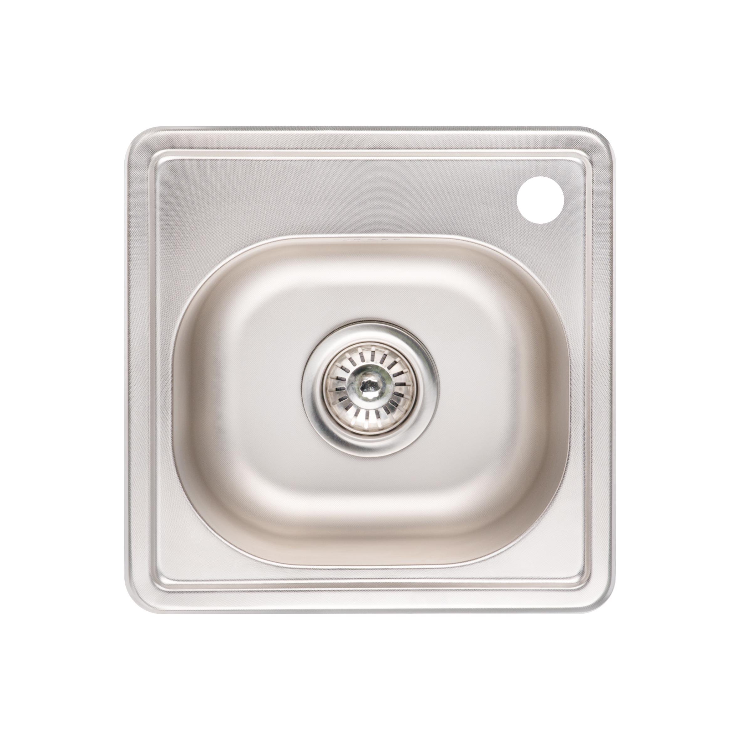 Мойка для кухни Lidz 3838 0,6 мм Micro Decor (LIDZ3838MDEC06)