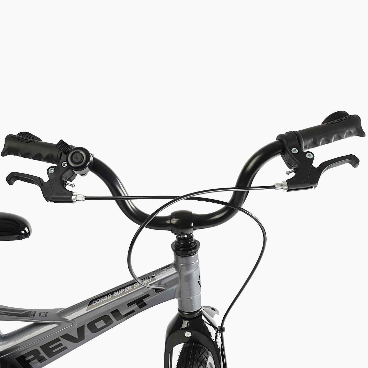 Велосипед двоколісний Corso Revolt 16" дитячий магнієвий Сірий - фото 7 Велосипед двоколісний Corso Revolt 16" дитячий магнієвий Сірий - фото 7