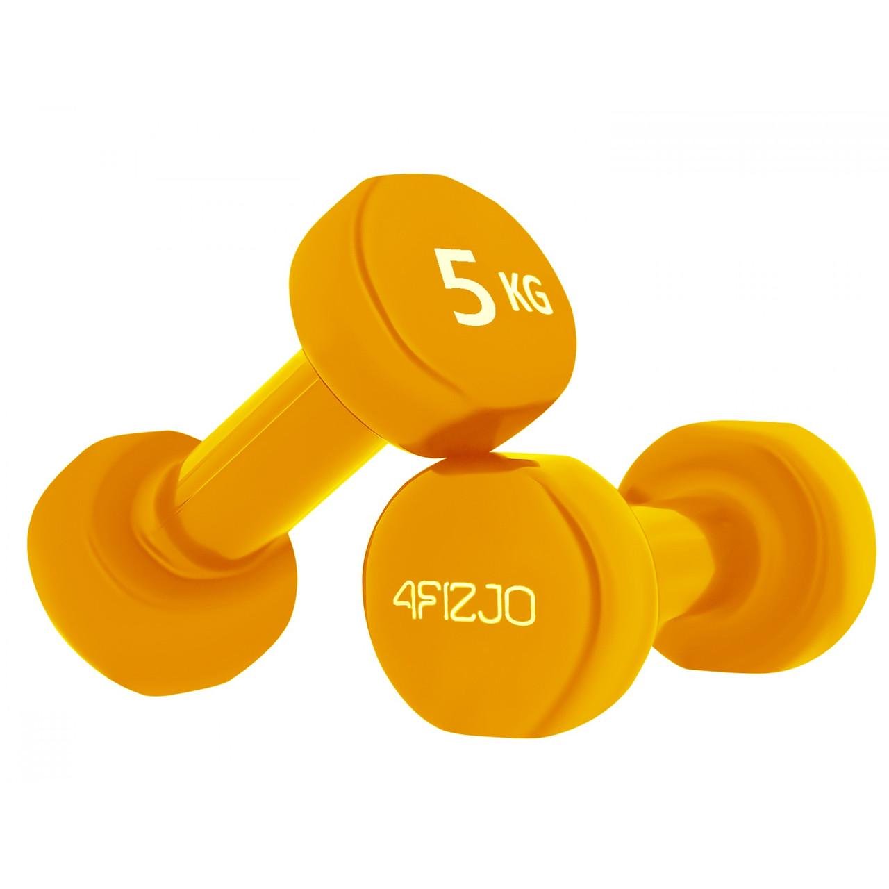 Гантели виниловые 4FIZJO 2x5 кг