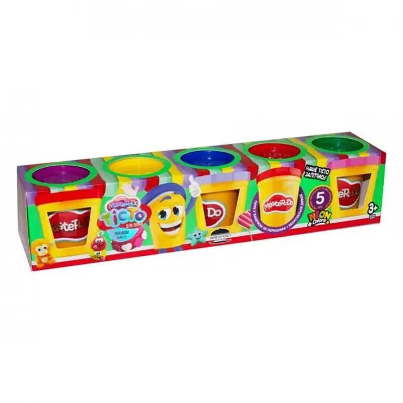 Креативна творчість тісто для ліплення Danko Toys Master Do TMDB-01-02U 5 банок (RLT33155)