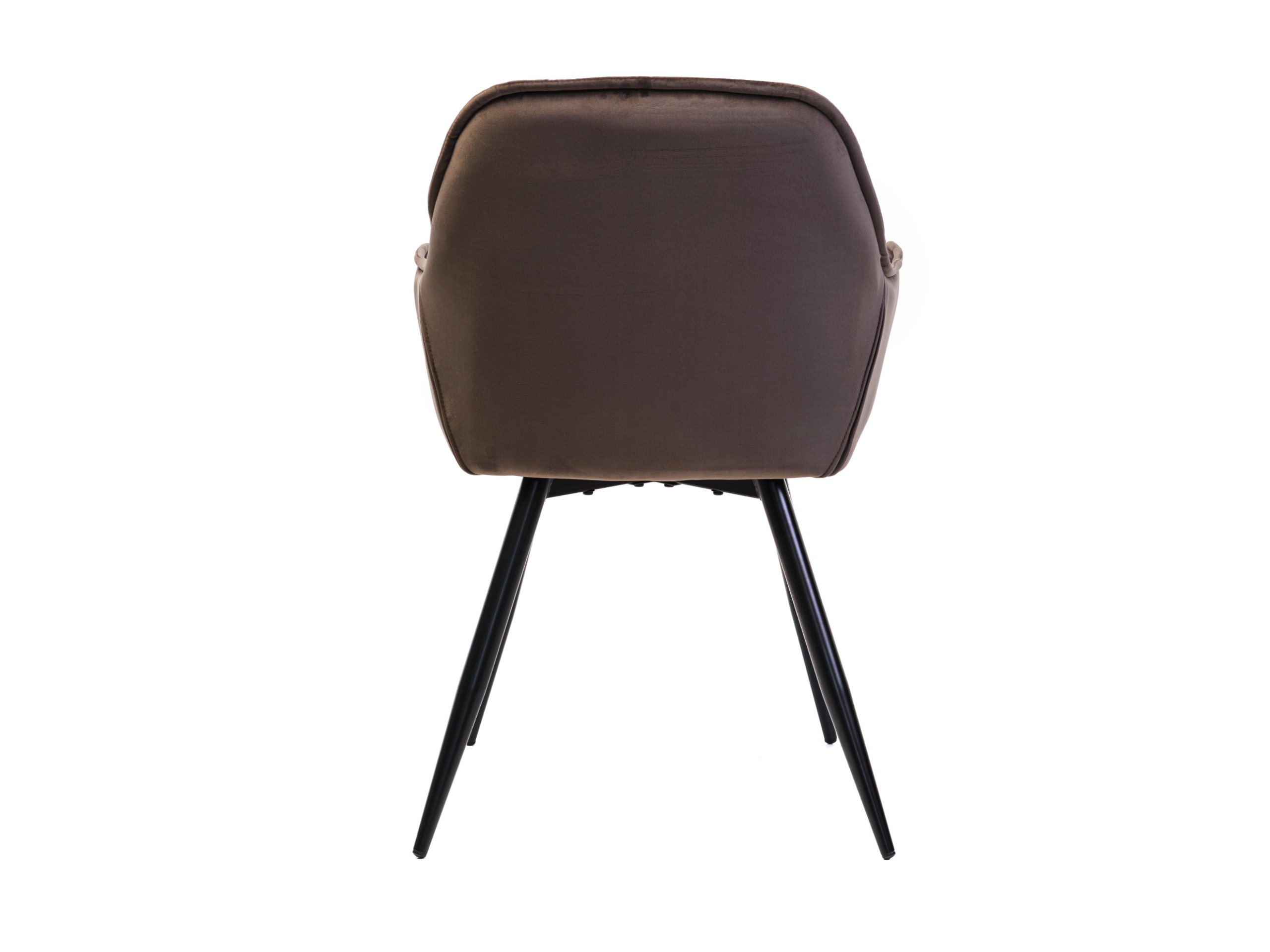 Стілець обідній Vetro Шоколад велюр/Чорний (M-65) - фото 4 Стілець обідній Vetro Шоколад велюр/Чорний (M-65) - фото 4