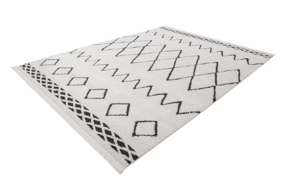 Ковер Kayoom Agadir 310 160x230 см Белый/Черный - фото 4 Ковер Kayoom Agadir 310 160x230 см Белый/Черный - фото 4