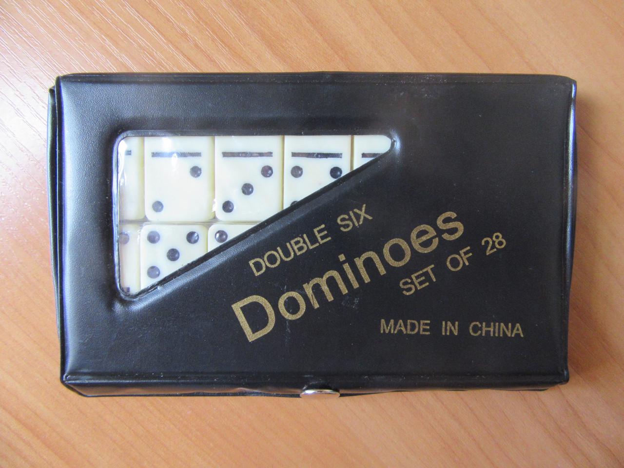 Доміно B00495 у чорному футлярі 10х1,5х18 см