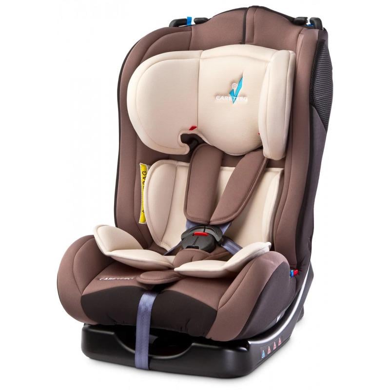 Автокресло Caretero Combo с регулировкой спинки 4 позиции группа 0+/1/2 0-25 кг Коричневый/Бежевый (159101)