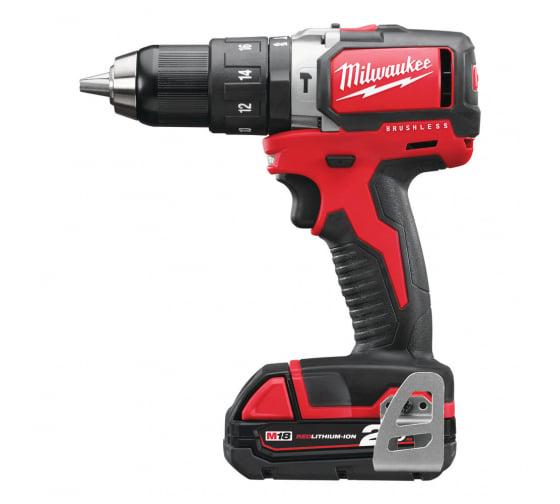 Дрель-шуруповерт аккумуляторная Milwaukee M18 BLPD-202C (4933448447) - фото 2