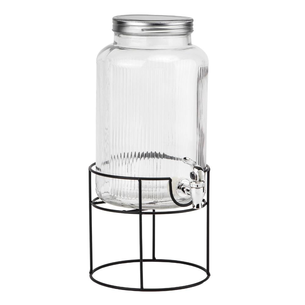 Лимонадниця з краном Elisey "Живильна прохолода" на металевій підставці 3,8 л (9227-002)