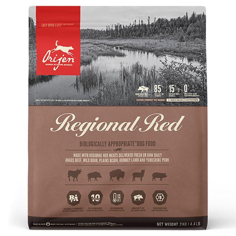 Корм беззерновой с телятиной Orijen Regional Red Dog для собак всех пород 2 кг (28345)