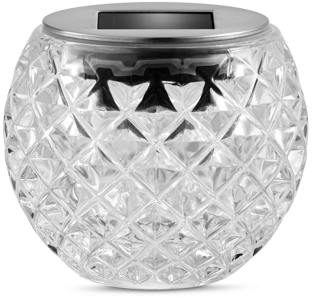 Лампа садова сонячна куля LED скляна Стиль 2 10 см Лампа садова сонячна куля LED скляна Стиль 2 10 см