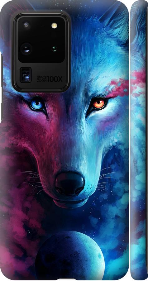 Чехол на Samsung Galaxy S20 Ultra Арт-волк (3999m-1831-42517)