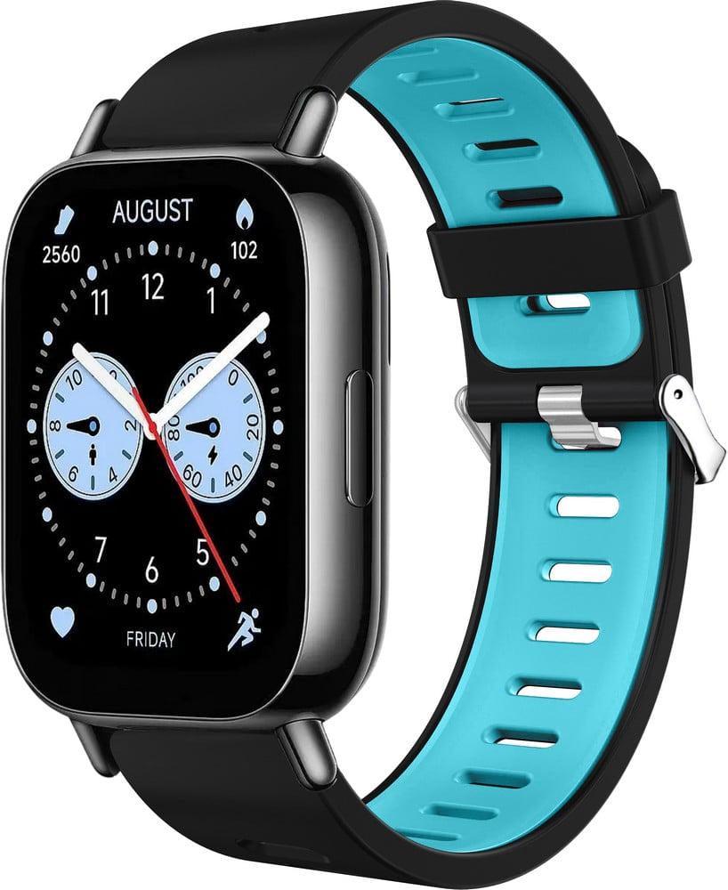 Ремешок Traf для смарт-часов Redmi Watch 5 Lite/5 Active Black/Sky Blue (40510-6A)