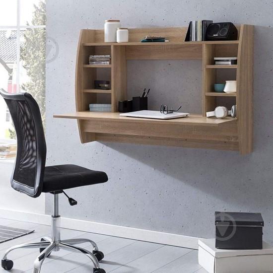 Стол компьютерный навесной Forte Astrid 1100x750x485 Дуб сонома