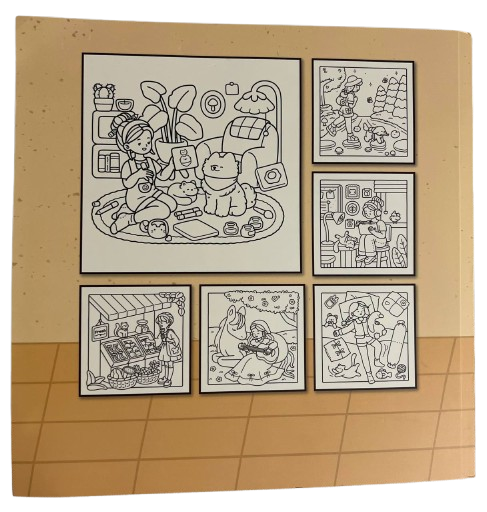 Розмальовка антистрес Cute coloring book Cozy Times 40 сторінок (1607) - фото 4 Розмальовка антистрес Cute coloring book Cozy Times 40 сторінок (1607) - фото 4