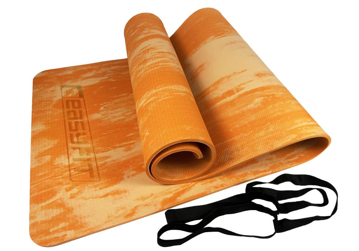 Коврик для йоги и фитнеса EasyFit s-EVA Mat 8 мм Оранжевый (EF-1911-Or) - фото 1 Коврик для йоги и фитнеса EasyFit s-EVA Mat 8 мм Оранжевый (EF-1911-Or) - фото 1