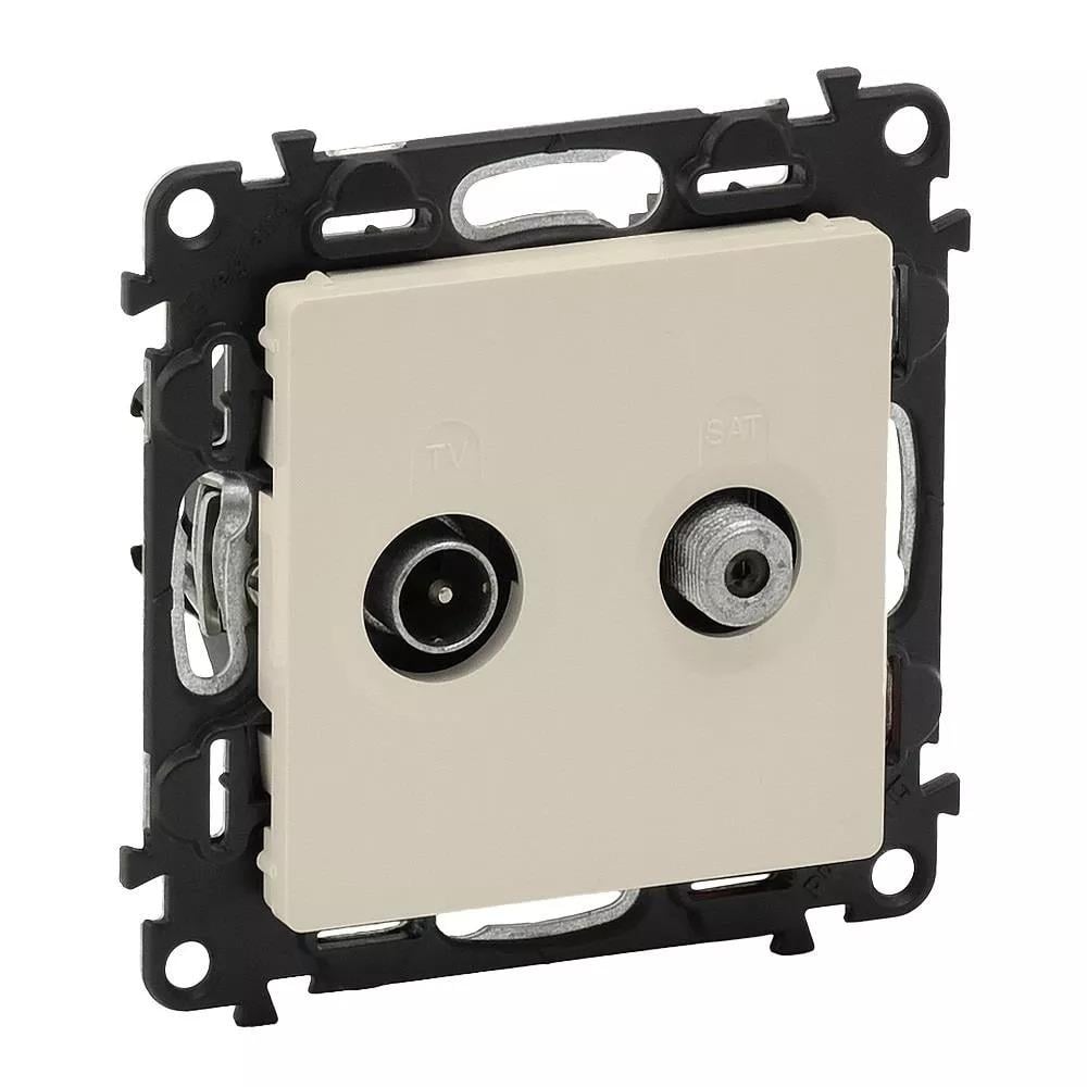 Розетка TV-SAT Legrand Valena LIFE скрытый монтаж IP20 Слоновая кость (753564)