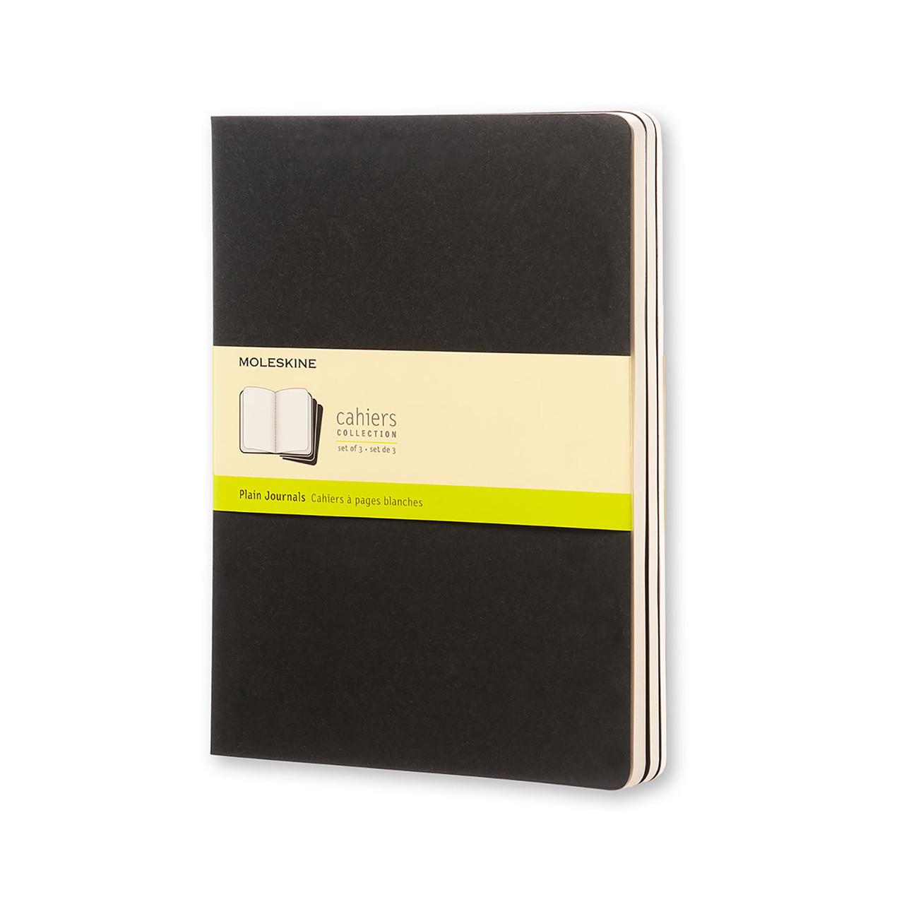 Блокнот Moleskine Cahier большой 19х25 см 120 страниц чистые листы Черный (9788883705038)