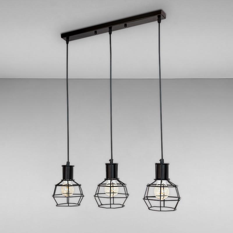 Люстра подвесная Light House LS-17201F-3 500 Черный