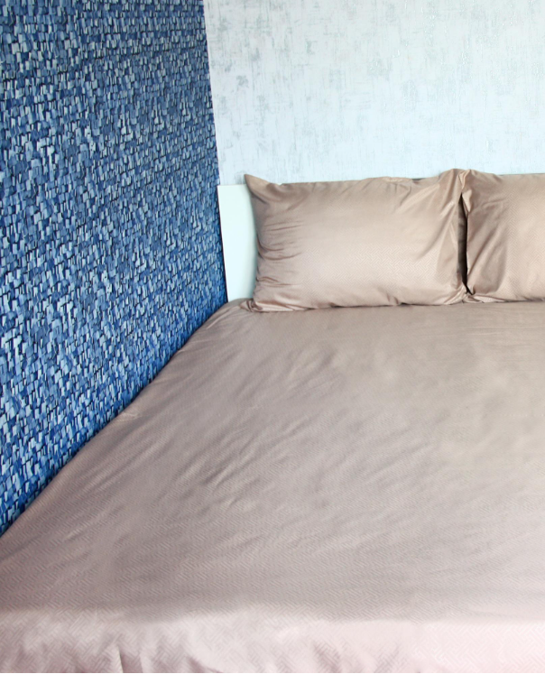 Простынь без резинки Mf Jacquard 215х240 см Beige (2200000602503)