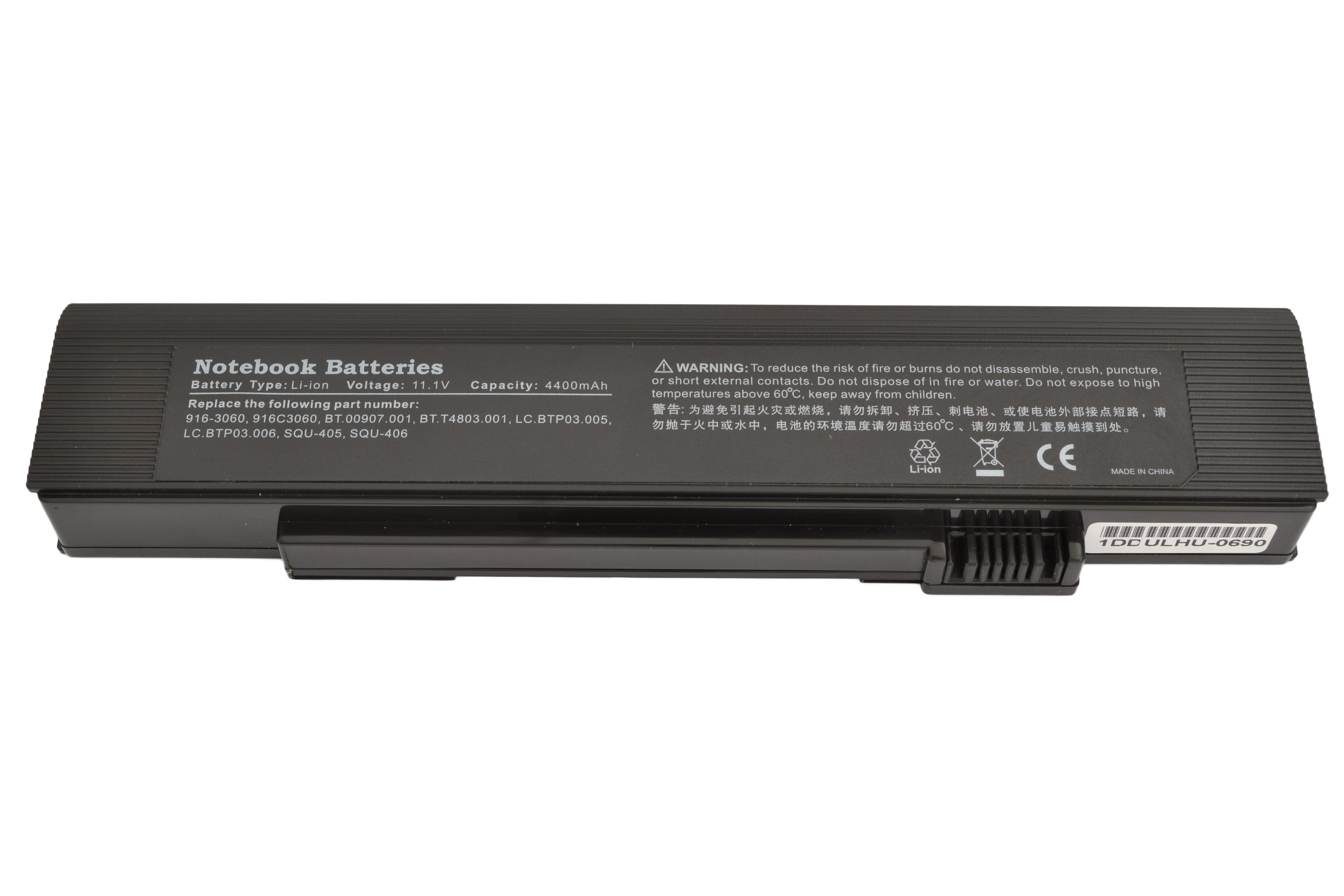 Аккумулятор для ноутбука Acer SQU-405 TravelMate C200 11.1V 4400 mAh (006299) - фото 4