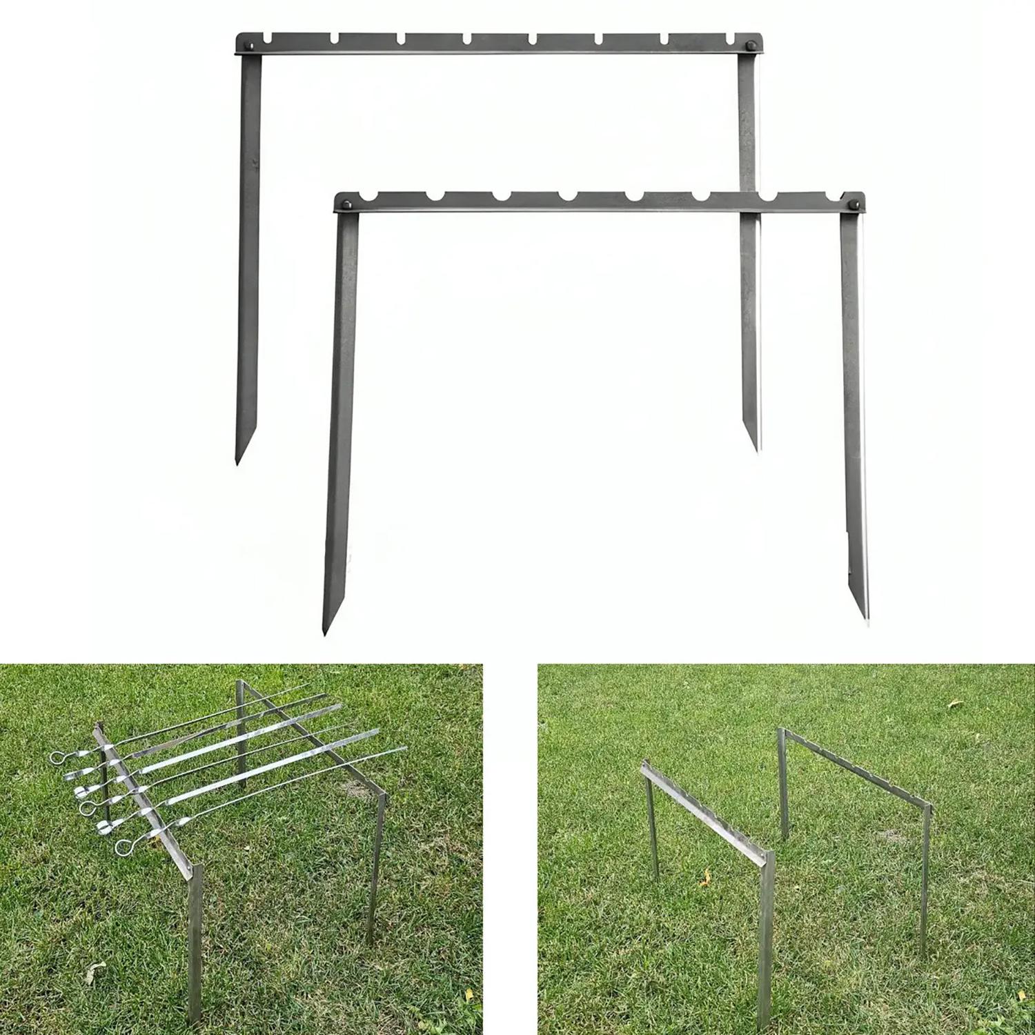 Мангал-рамка розбірний на 6 шампурів у чохлі (86529) - фото 2