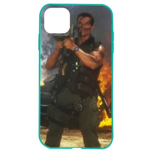 Чехол для iPhone 11 Шварценеггер с базукой