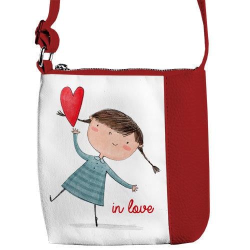 Сумка детская Presentville Little prince/princess Девочка с сердцем "In love" (PSD_CLF004_KR)