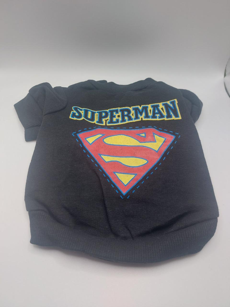 Футболка для собак Superman L Чорний (1N0703) - фото 5 Футболка для собак Superman L Чорний (1N0703) - фото 5