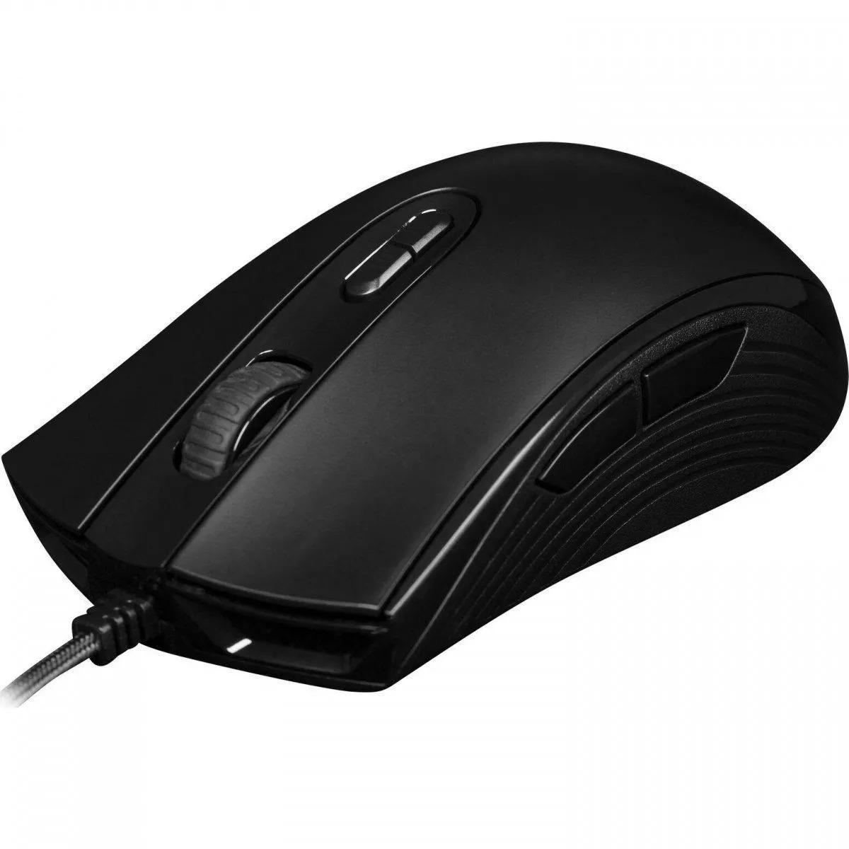 Мишка ігрова HyperX Pulsefire Core провідна RGB 6200 DPI пам'ять налаштувань 7 кнопок Чорний (629408) - фото 2