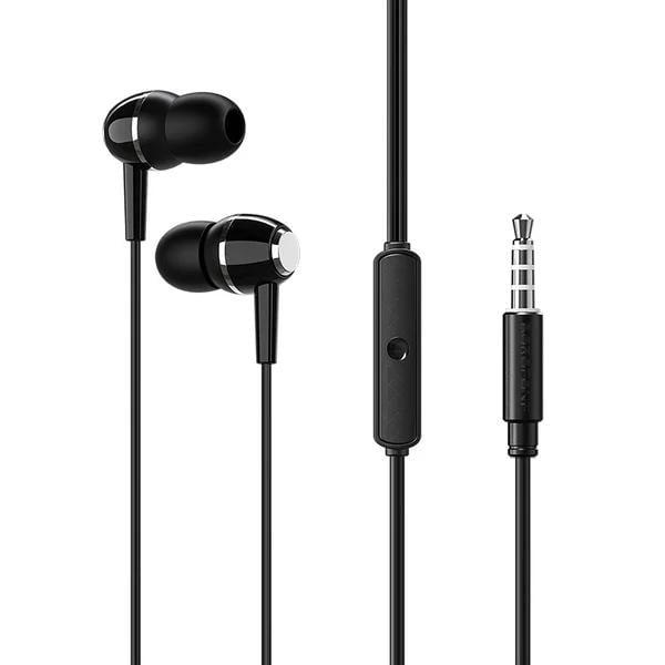 Наушники Borofone BM36 Acura вакуумные AUX 3,5 мм с микрофоном Black (36293582)