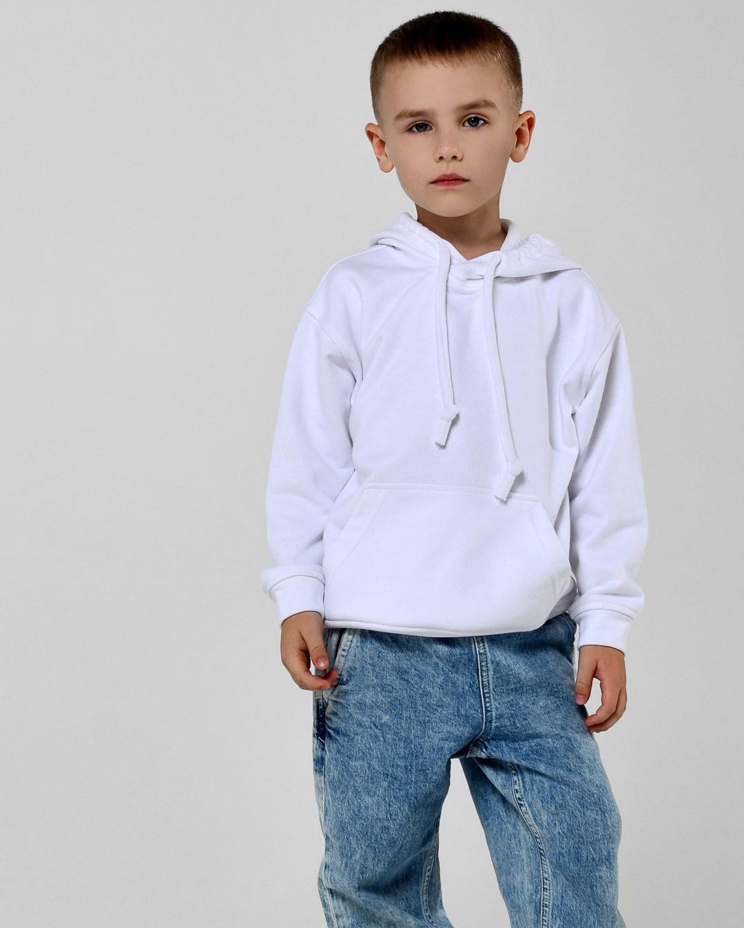 Худі Carica Kids HD-12017-3 128 см Білий (2000002496458)