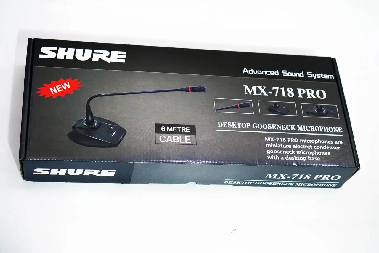 Радиомикрофон беспроводной Shure MX-Pro настольный для конференций спикерный (2079257995) - фото 3