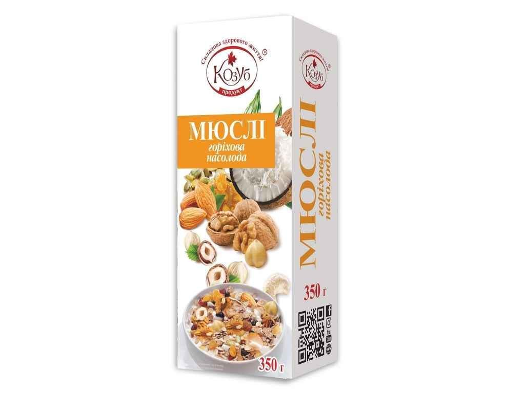 Пластители мюсли Козуб Продукт ореховое наслаждение 350 г (858616)