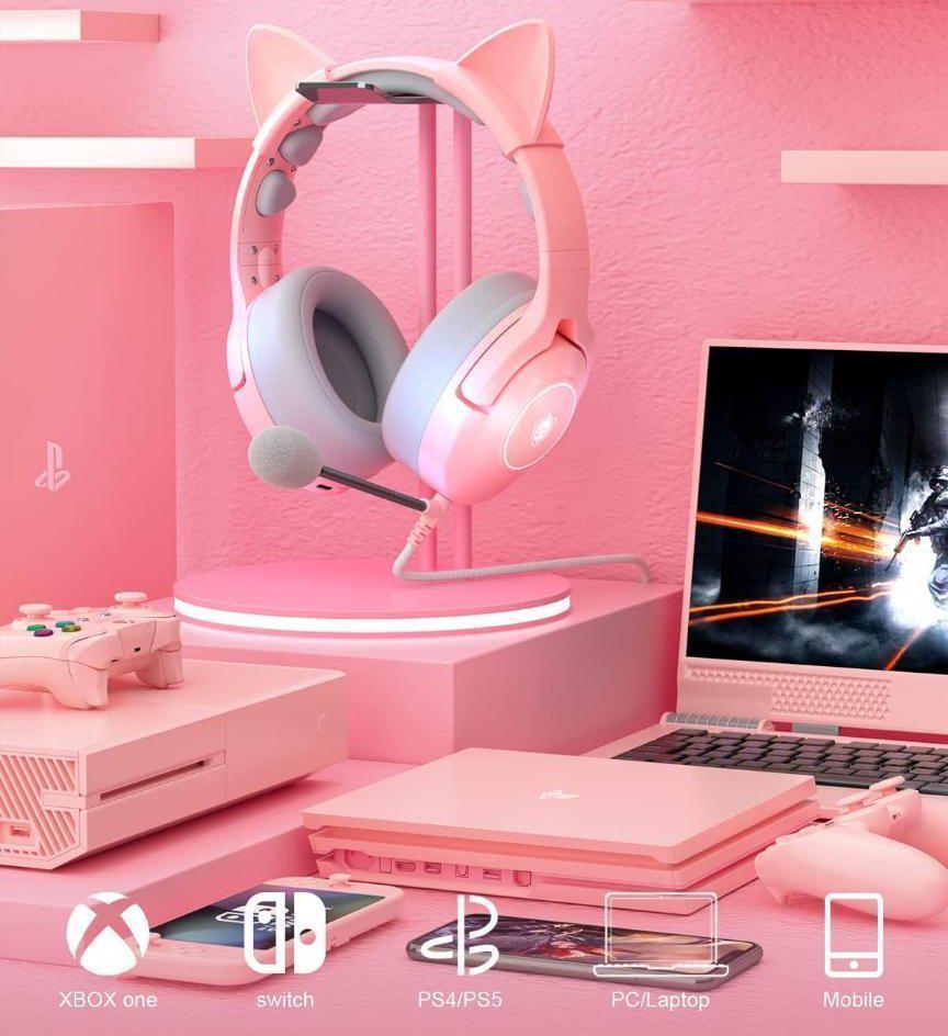 Навушники дитячі з вушками Kotion Each Q9 Bluetooth підключенням (2413) - фото 3 Навушники дитячі з вушками Kotion Each Q9 Bluetooth підключенням (2413) - фото 3