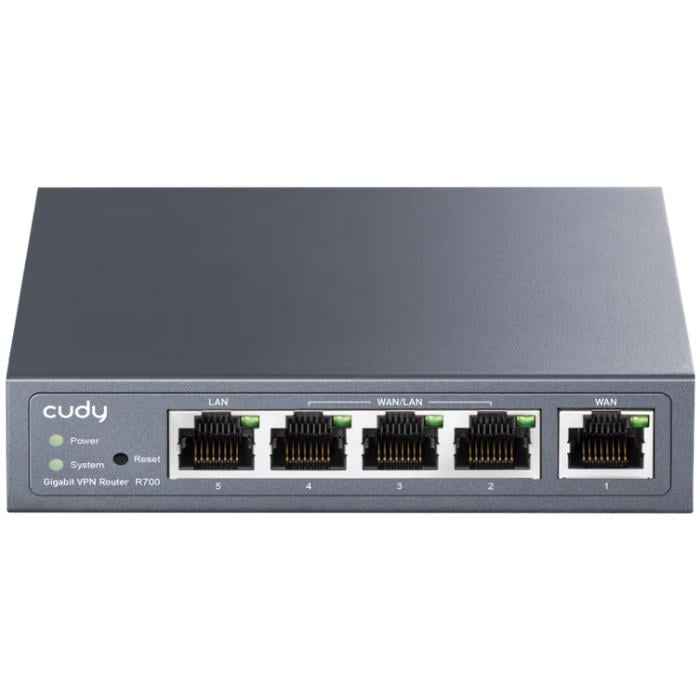 Маршрутизатор Cudy R700 Gigabit Multi-WAN VPN Router Grey (R700_EU_V1.0) - фото 1