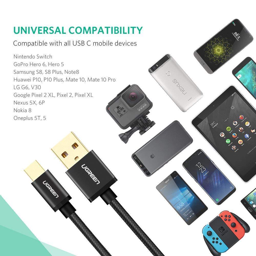Кабель Ugreen USB Type-C US174 1 м Чорний - фото 9