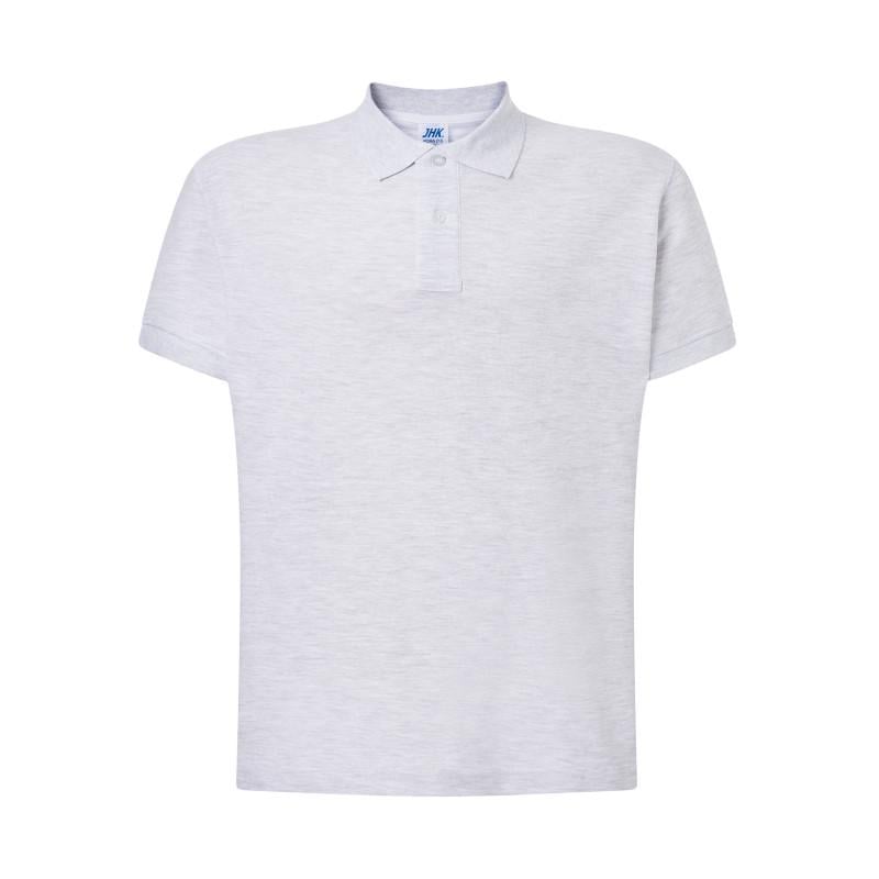 Поло JHK POLO REGULAR MAN L Светло-серый меланж (AS)