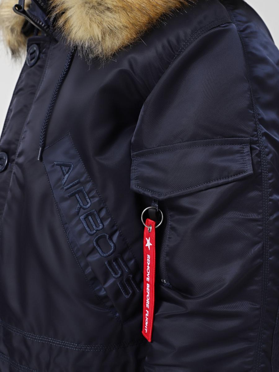 Куртка-парка зимняя мужская Adventure Parka S Синий (125557) - фото 7 Куртка-парка зимняя мужская Adventure Parka S Синий (125557) - фото 7