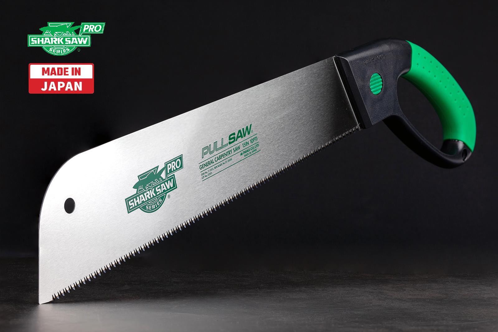 Пила по дереву Takagi Shark Saw Pro ручная 10 TPI 380 мм (102147) - фото 6