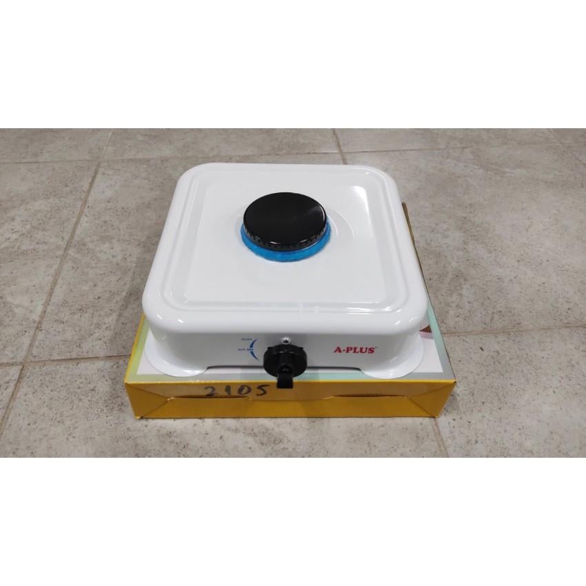 Газовая настольная плита A-Plus 2105 1 конфорка с металлическим корпусом и эмалированным покрытием (1924702150)